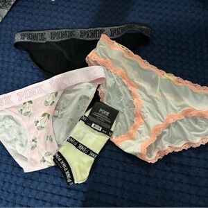 NWT Bundle Victoria secrets and pink large underwear